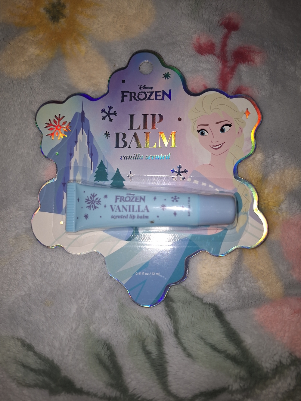 Disney Frozen Vanilla Scented Lip Balm - Light Blue Packaging